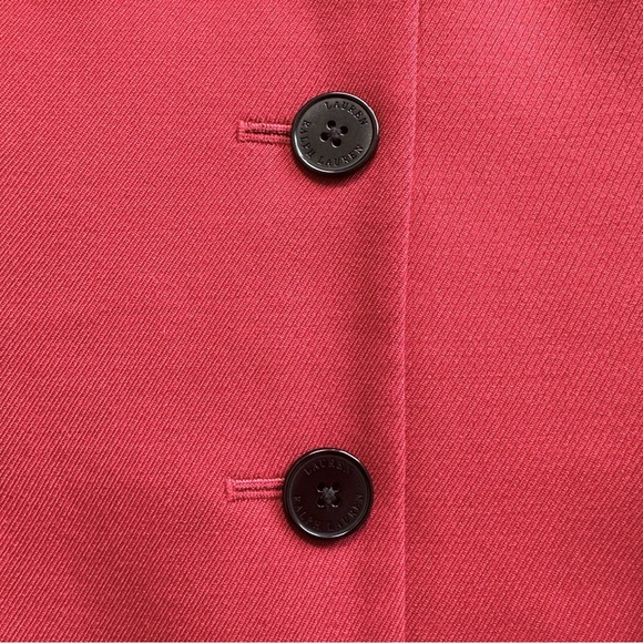 Vintage Lauren Ralph Lauren Light Wool Blend Blazer Jacket Coat Small-Medium - Picture 6 of 7